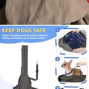 Shoulder dog tote